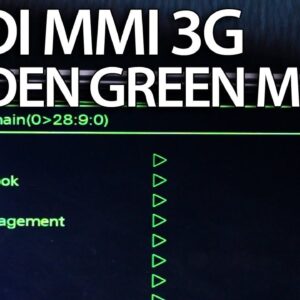 Audi MMI 3G/3GP/3Ghigh Green menu activator