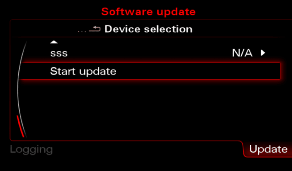MMI 3G firmware update