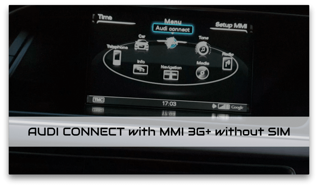 audi connect without sim