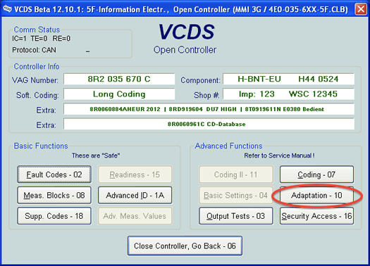VCDS 5F Main