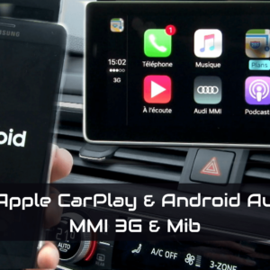 Wireless CarPlay, Wireless Android Auto Interface for Audi cars with 3G Basic / 3G High / 3G Plus