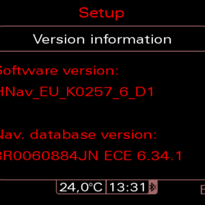 Audi MMI 3G High 6.34.1 8R0051884JN – latest Audi Europe maps – MMI 3G Maps 2022